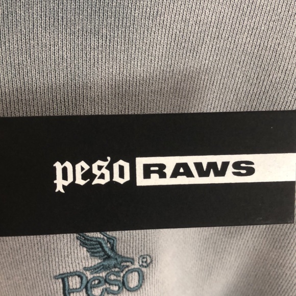 Peso Oversized Faded Zip Hoodie, Shark Grey - Picture 4 of 10